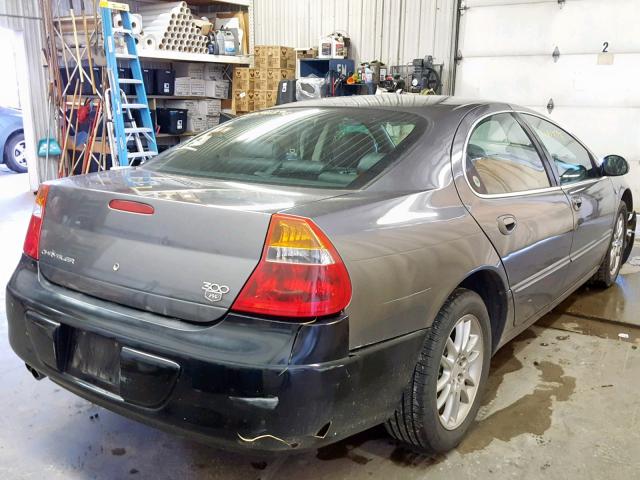 2C3AE66G32H300843 - 2002 CHRYSLER 300M GRAY photo 4