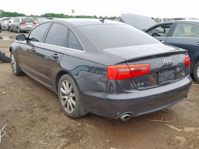 WAUGGAFC7DN080128 - 2013 AUDI A6 PREMIUM BLACK photo 3