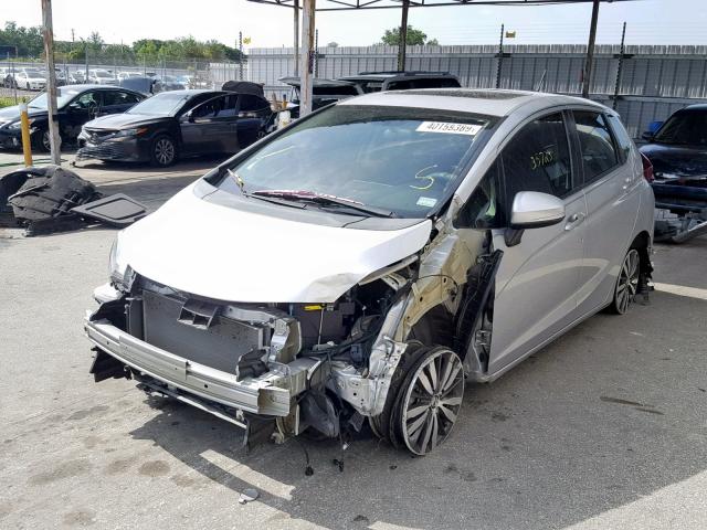 3HGGK5H85FM731692 - 2015 HONDA FIT EX GRAY photo 2