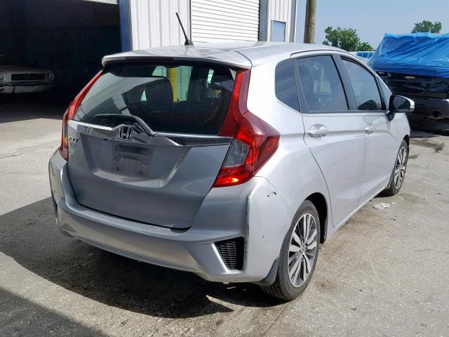 3HGGK5H85FM731692 - 2015 HONDA FIT EX GRAY photo 4