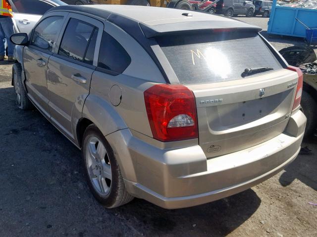 1B3HB48A29D150684 - 2009 DODGE CALIBER SX TAN photo 3