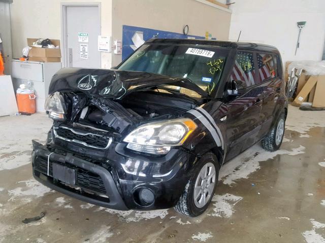 KNDJT2A50C7462829 - 2012 KIA SOUL BLACK photo 2