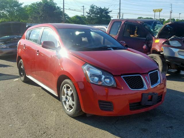 5Y2SP67059Z455822 - 2009 PONTIAC VIBE RED photo 1