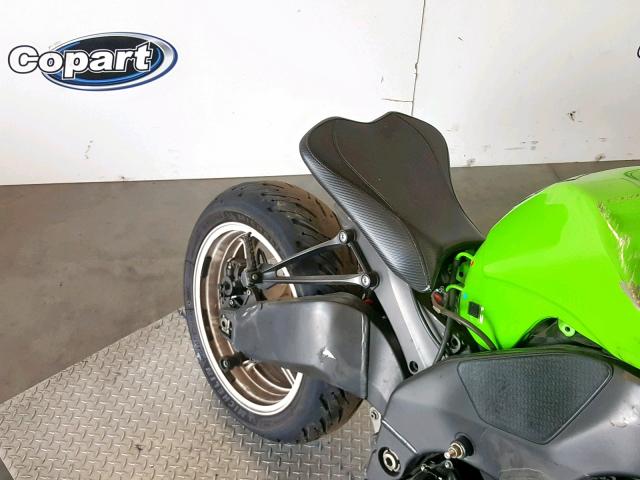 JKAZXCF10AA001532 - 2010 KAWASAKI ZX1000 F GREEN photo 6