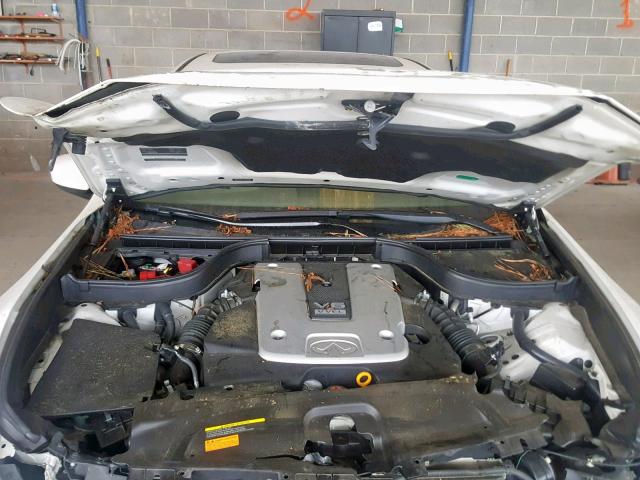 JNKCV61EX9M013371 - 2009 INFINITI G37 BASE WHITE photo 7