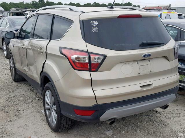 1FMCU0J9XHUD58625 - 2017 FORD ESCAPE TIT WHITE photo 3