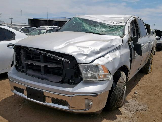 1C6RR7LT2JS158820 - 2018 RAM 1500 SLT SILVER photo 2