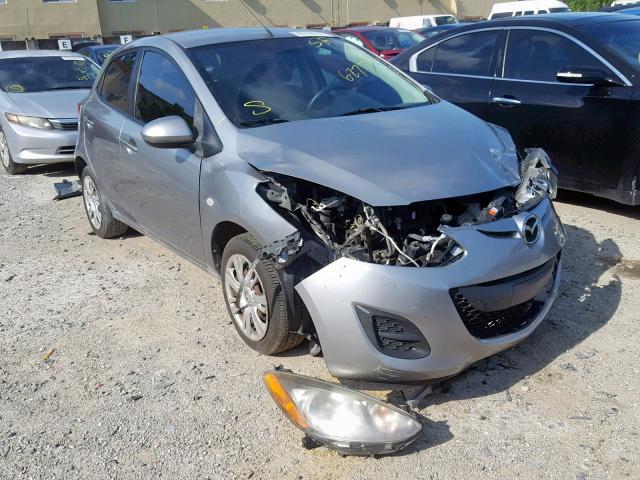 JM1DE1HY1B0105555 - 2011 MAZDA MAZDA2 GRAY photo 1