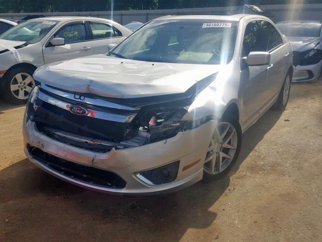 3FAHP0JA3BR136704 - 2011 FORD FUSION SEL SILVER photo 2