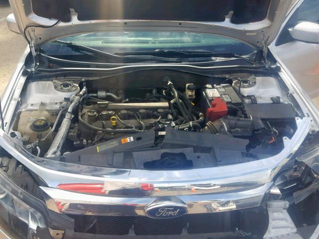 3FAHP0JA3BR136704 - 2011 FORD FUSION SEL SILVER photo 7