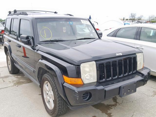 1J8HH48K96C349523 - 2006 JEEP COMMANDER 黑色 照片 1