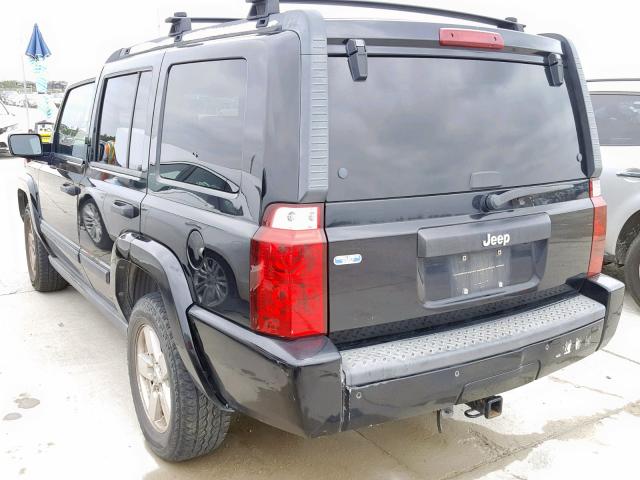1J8HH48K96C349523 - 2006 JEEP COMMANDER 黑色 照片 3