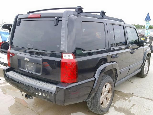 1J8HH48K96C349523 - 2006 JEEP COMMANDER 黑色 照片 4