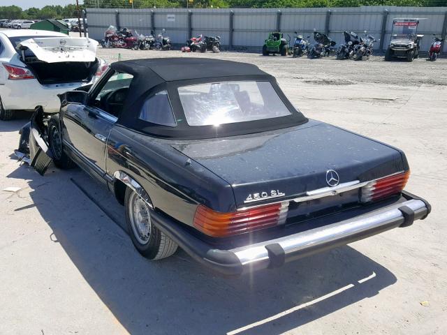 10704412060743 - 1980 MERCEDES-BENZ 450 SL BLACK photo 3