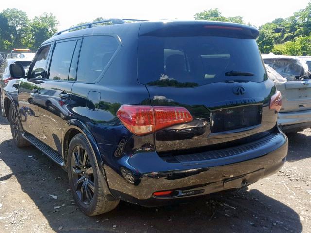 JN8AZ2NC1C9315659 - 2012 INFINITI QX56 BLACK photo 3