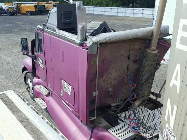 1XKTD49X77J176318 - 2007 KENWORTH CONSTRUCTI PURPLE photo 3