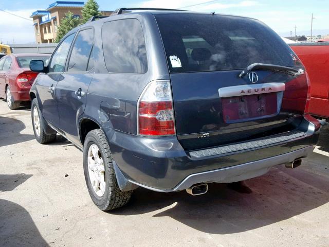 2HNYD18645H511441 - 2005 ACURA MDX TOURIN GRAY photo 3