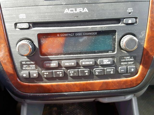 2HNYD18645H511441 - 2005 ACURA MDX TOURIN GRAY photo 9