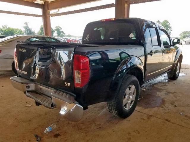 1N6AD07U17C451641 - 2007 NISSAN FRONTIER C BLACK photo 4