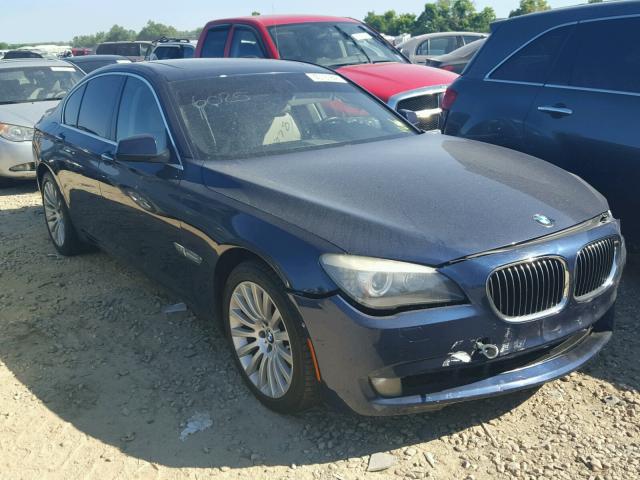 WBAKC6C5XAC393366 - 2010 BMW 750 I BLUE photo 1