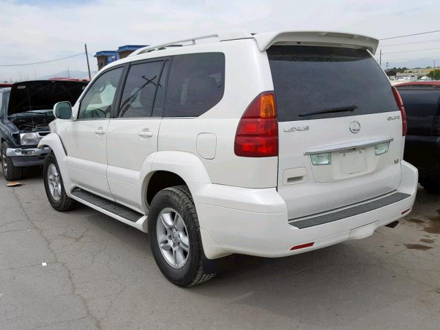 JTJBT20X970127233 - 2007 LEXUS GX 470 WHITE photo 3