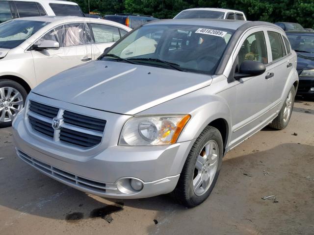 1B3HB48B27D324761 - 2007 DODGE CALIBER SX SILVER photo 2