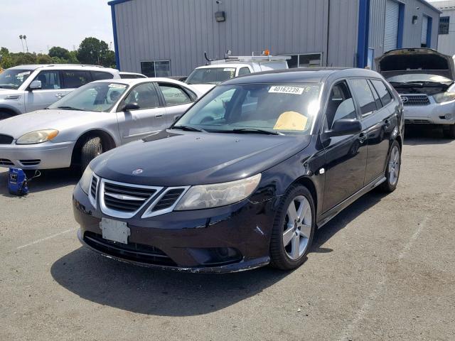 YS3FB59YX81120879 - 2008 SAAB 9-3 2.0T BLACK photo 2