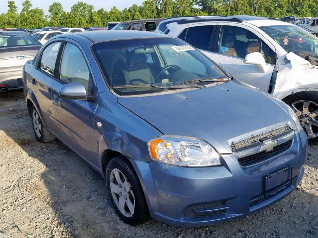 KL1TD56637B152600 - 2007 CHEVROLET AVEO BASE ლურჯი ფოტო 1