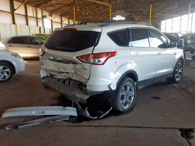 1FMCU0H99DUD78140 - 2013 FORD ESCAPE SEL WHITE photo 4