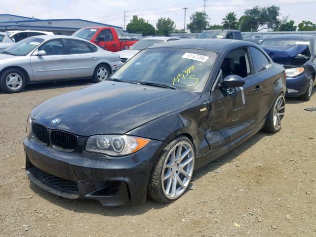 WBAUC73508VF23137 - 2008 BMW 135 I BLACK photo 2