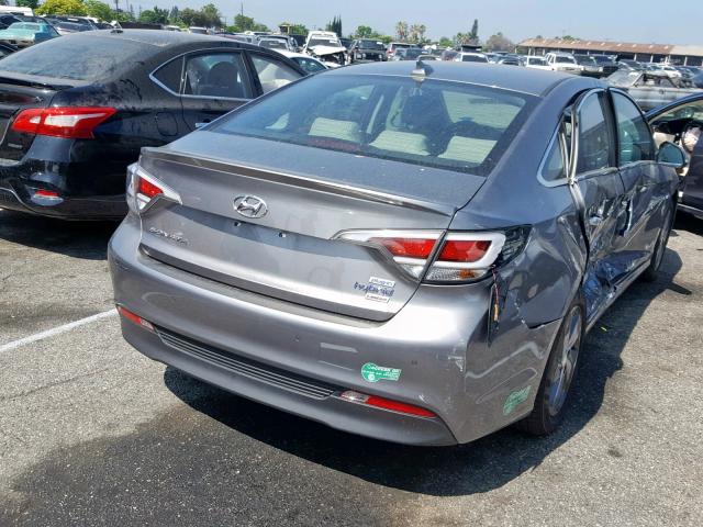 KMHE54L2XHA063992 - 2017 HYUNDAI SONATA PLU GRAY photo 4