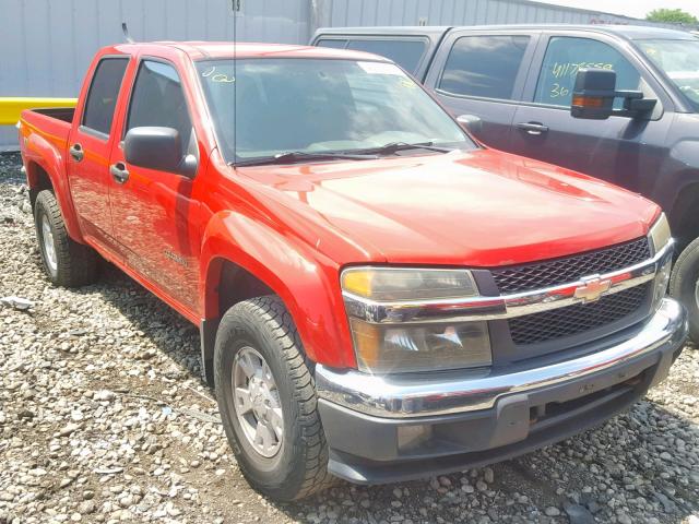 1GCDS136548200056 - 2004 CHEVROLET COLORADO RED photo 1