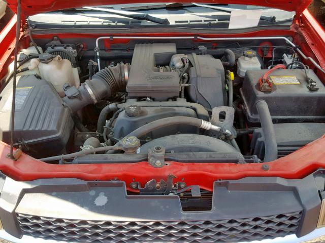 1GCDS136548200056 - 2004 CHEVROLET COLORADO RED photo 7