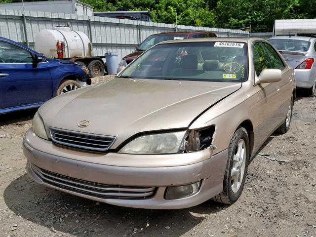 JT8BF28G6Y0244153 - 2000 LEXUS ES 300 BEIGE photo 2