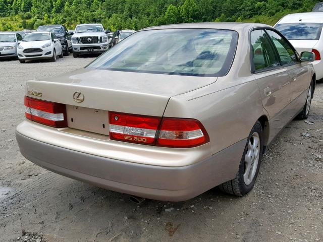 JT8BF28G6Y0244153 - 2000 LEXUS ES 300 BEIGE photo 4