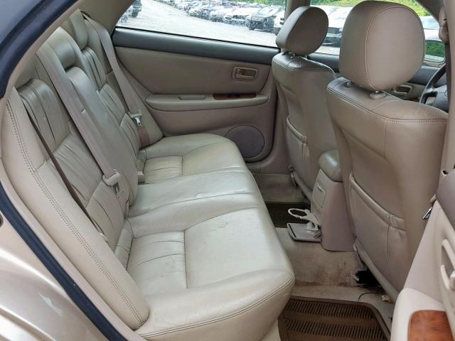 JT8BF28G6Y0244153 - 2000 LEXUS ES 300 BEIGE photo 6