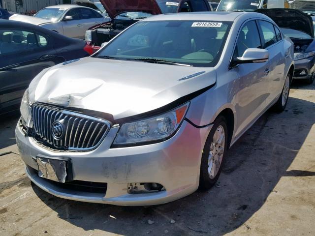 1G4GC5GR7DF290498 - 2013 BUICK LACROSSE SILVER photo 2