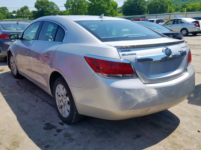 1G4GC5GR7DF290498 - 2013 BUICK LACROSSE SILVER photo 3