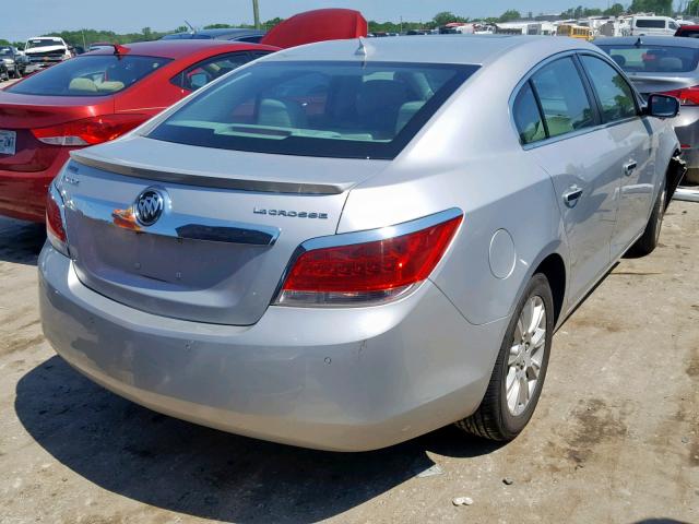 1G4GC5GR7DF290498 - 2013 BUICK LACROSSE SILVER photo 4