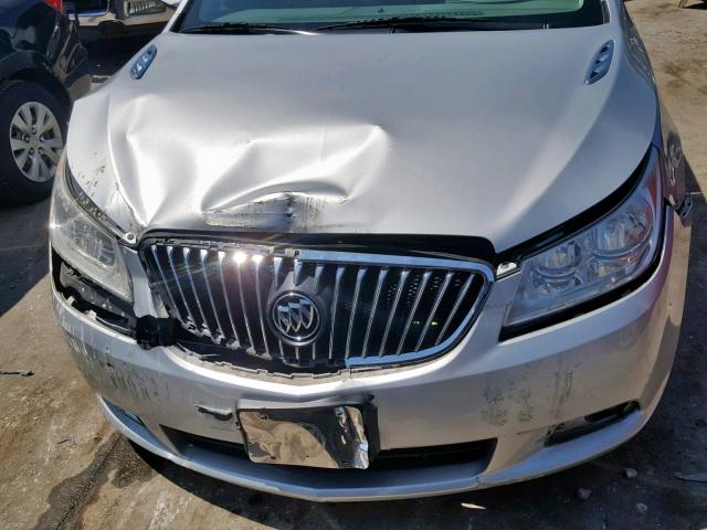 1G4GC5GR7DF290498 - 2013 BUICK LACROSSE SILVER photo 7