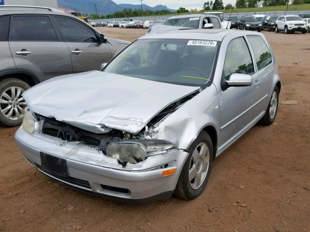 9BWDD61J214055484 - 2001 VOLKSWAGEN GTI GLS SILVER photo 2