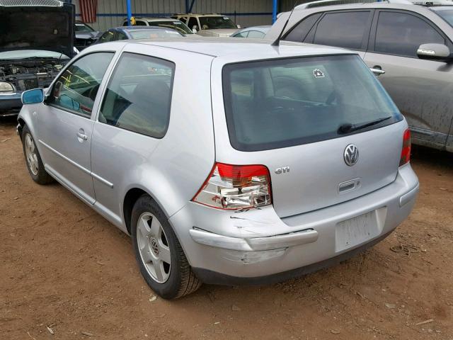 9BWDD61J214055484 - 2001 VOLKSWAGEN GTI GLS SILVER photo 3