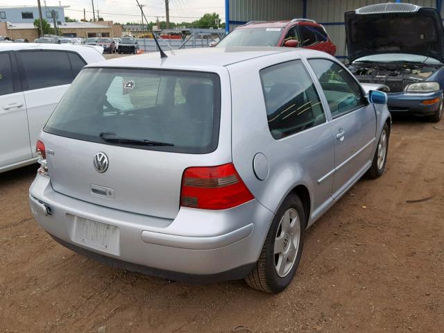 9BWDD61J214055484 - 2001 VOLKSWAGEN GTI GLS SILVER photo 4