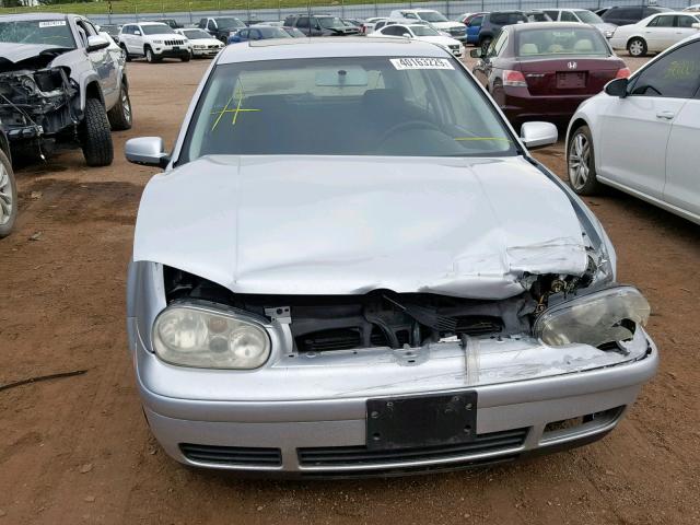 9BWDD61J214055484 - 2001 VOLKSWAGEN GTI GLS SILVER photo 9