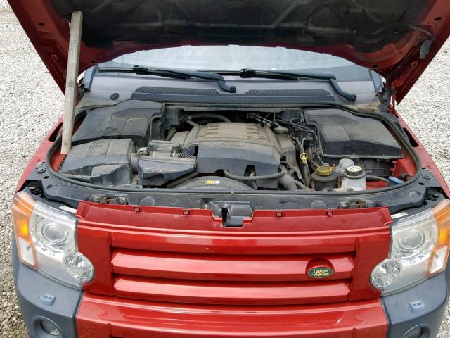 SALAG25426A380946 - 2006 LAND ROVER LR3 HSE RED photo 7