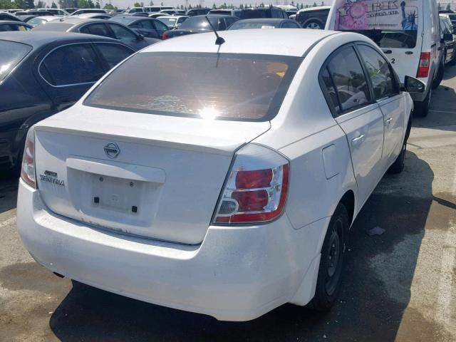 3N1AB61E18L653160 - 2008 NISSAN SENTRA 2.0 WHITE photo 4