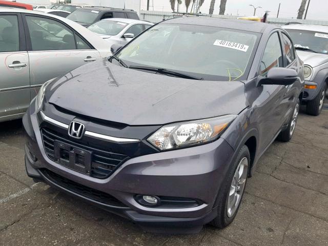 3CZRU5H58HM716592 - 2017 HONDA HR-V EX GRAY photo 2