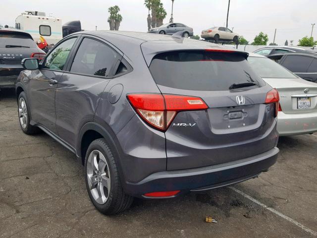 3CZRU5H58HM716592 - 2017 HONDA HR-V EX GRAY photo 3