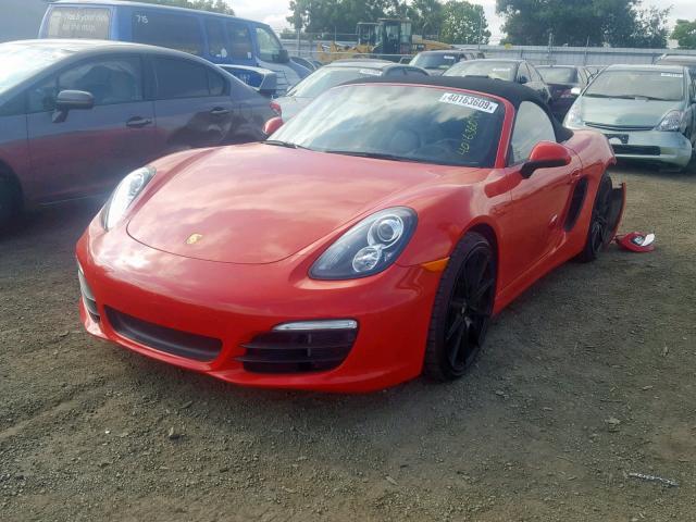 WP0CA2A89FS120452 - 2015 PORSCHE BOXSTER RED photo 1