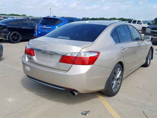 1HGCR2F87FA210384 - 2015 HONDA ACCORD EXL TAN photo 4